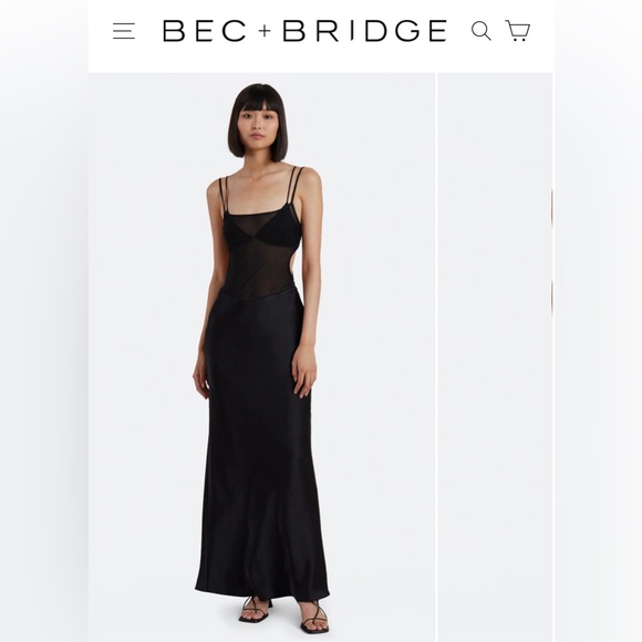 Bec + Bridge Lindsey Cut Out Maxi Dress - Balck